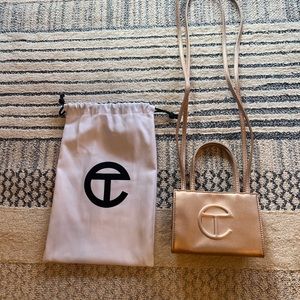 Telfar Mini Bag in Gold